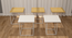 Coffee Table with Stools (Wood Finish) by Urban Ladder - - 953385