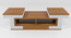 Puzzle Center Table (Brown Finish) by Urban Ladder - - 953406
