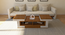 Puzzle Center Table (Brown Finish) by Urban Ladder - - 953407