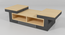 Puzzle Perch Center Table (Brown Finish) by Urban Ladder - - 953417