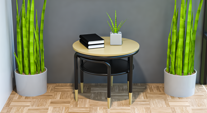 Anywhere Table and Chair (Black Finish) by Urban Ladder - - 953425