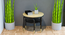 Anywhere Table and Chair (Black Finish) by Urban Ladder - - 953425