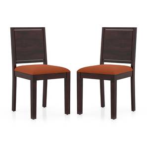 Oribi Solid Wood Dining Chair set of 2 in Mahogany Finish-image-43