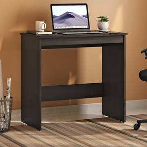 Study Table Under 5000 Design Kevin Engineered Wood Study Table in Dark Wenge Finish