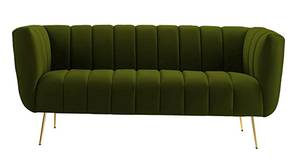 Grace Fabric Sofa (Mint Green)