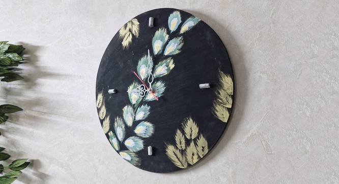 ovolo Wall clock (Blue) by Urban Ladder - Design 1 - 953507