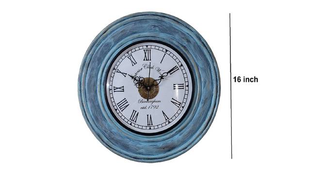 cayman Wall clock (Blue) by Urban Ladder - Design 1 - 953512