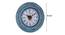 cayman Wall clock (Blue) by Urban Ladder - Design 1 - 953512