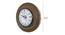 danta Wall clock (Brown) by Urban Ladder - Design 1 - 953513