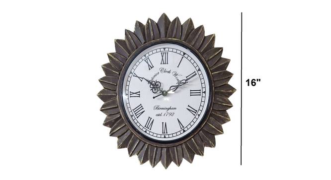 gilmour Wall clock (Brown) by Urban Ladder - Design 1 - 953515
