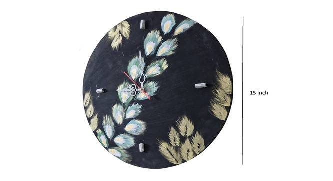 ovolo Wall clock (Blue) by Urban Ladder - Design 1 - 953520