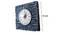 kelly Wall clock (Blue) by Urban Ladder - Design 1 - 953542