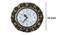 kivaha Wall clock (Brown) by Urban Ladder - Design 1 - 953543