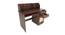 Shamon Study Table (Rattan Door) (Walnut Finish) by Urban Ladder - Design 1 - 
