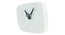 Embellishing Marble Table Clock (White) by Urban Ladder - Design 1 - 953590