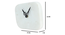 Embellishing Marble Table Clock (White) by Urban Ladder - Design 1 - 953602