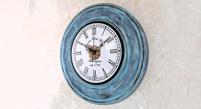 cayman Wall clock (Blue) by Urban Ladder - Design 1 - 