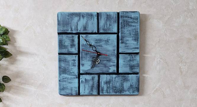 hevea Wall clock (Blue) by Urban Ladder - - 