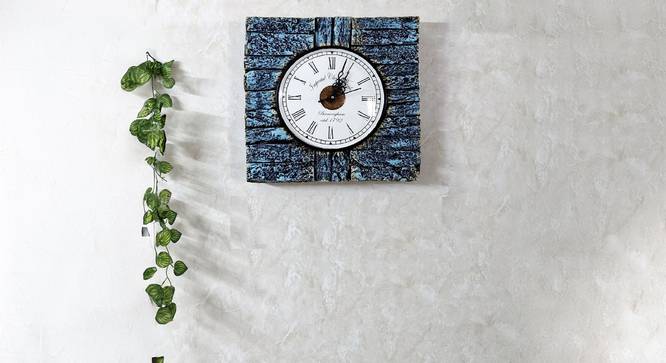 kelly Wall clock (Blue) by Urban Ladder - Design 1 - 