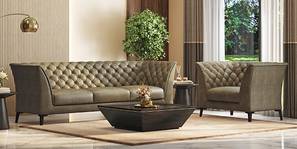 Weston Luxury Italian Leather Sofa (Antique Moss Italian Leather)