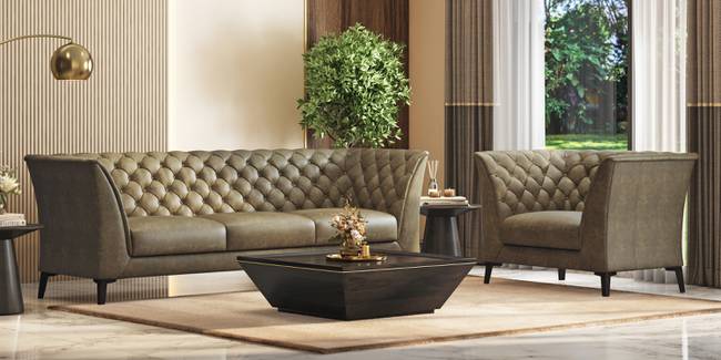 Weston Luxury Italian Leather Sofa (Antique Moss Italian Leather) (1-seater Custom Set - Sofas, None Standard Set - Sofas, Regular Sofa Size, Regular Sofa Type, Leather Sofa Material, Antique Moss Italian Leather)