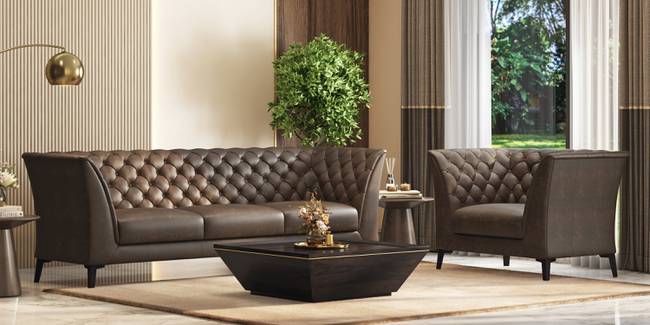 Weston Luxury Italian Leather Sofa (French Roast Italian Leather) (1-seater Custom Set - Sofas, None Standard Set - Sofas, Regular Sofa Size, Regular Sofa Type, Leather Sofa Material, French Roast Italian Leather)