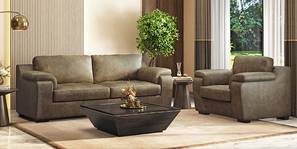 Trissino Luxury Italian Leather Sofa (Antique Moss Italian Leather)