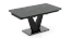 Caribu Extendable Glass Top Dining Table in Black Marble High Gloss Finish (6 to 8 Seater, Black High Gloss Finish) by Urban Ladder - - 954150