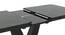 Caribu Extendable Glass Top Dining Table in Black Marble High Gloss Finish (6 to 8 Seater, Black High Gloss Finish) by Urban Ladder - - 954154