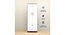 nomu 2 Door Wardrobe in White (White Finish, Two Door) by Urban Ladder - - 954243