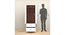 nomu 2 Door Wardrobe in White (White Finish, Two Door) by Urban Ladder - - 954244