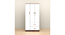 nomu 2 Door Wardrobe in White (White Finish, Three Door) by Urban Ladder - - 954261