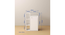 Kairi Engwitheered Wood Bedside Table with White (White Finish) by Urban Ladder - Dimension - 954932