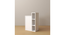 Kairi Engwitheered Wood Bedside Table with White (White Finish) by Urban Ladder - - 954935