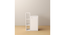 Kairi Engwitheered Wood Bedside Table with White (White Finish) by Urban Ladder - - 954938