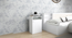 Emi Engwitheered Wood Bedside Table with White (White Finish) by Urban Ladder - - 954944