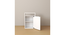 Emi Engwitheered Wood Bedside Table with White (White Finish) by Urban Ladder - - 954949