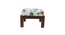 heonar solid wood  ottoman in  provincial teak finish (Multi) by Urban Ladder - - 