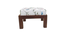 solaer solid wood  ottoman in  provincial teak finish (Multi) by Urban Ladder - - 