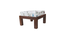 solaer solid wood  ottoman in  provincial teak finish (Multi) by Urban Ladder - - 
