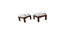 solaer solid wood  ottoman in  provincial teak finish (Multi) by Urban Ladder - - 