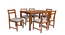 yaira solid wood  6 seater Dining table in  Provincial Teak (PROVINCIAL TEAK Finish) by Urban Ladder - - 