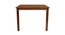 faun solid wood  4 seater Dining table in  Provincial Teak (Beige, PROVINCIAL TEAK Finish) by Urban Ladder - - 955160