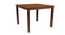 faun solid wood  4 seater Dining table in  Provincial Teak (Beige, PROVINCIAL TEAK Finish) by Urban Ladder - - 955169