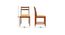 faun solid wood  4 seater Dining table in  Provincial Teak (Beige, PROVINCIAL TEAK Finish) by Urban Ladder - - 955188