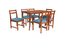 lyvia solid wood  6 seater Dining table in  Provincial Teak (PROVINCIAL TEAK Finish) by Urban Ladder - - 
