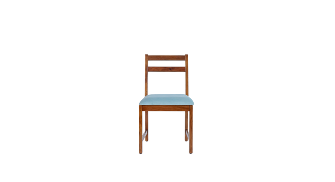 biff solid wood  4 seater Dining table in  Provincial Teak (Light Blue, PROVINCIAL TEAK Finish) by Urban Ladder - - 