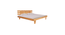 hensley solid wood non storage bed in natural finish finish (Queen Bed Size, Natural Finish Finish) by Urban Ladder - - 