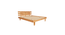 debbie solid wood non storage bed in natural finish finish (King Bed Size, Natural Finish Finish) by Urban Ladder - - 