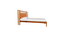 stylona solid wood non storage bed in Provincial Teak finish (King Bed Size, PROVINCIAL TEAK Finish) by Urban Ladder - - 